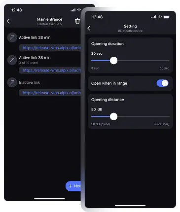 access settings
